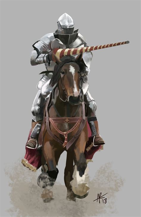 Artstation Medieval Jousting Alexandre Remy Jousting Medieval