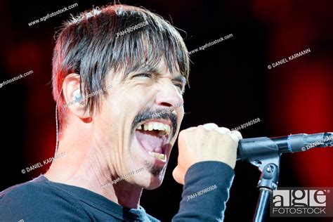 Singer Of The Us Crossover Band Red Hot Chili Peppers Anthony Kiedis Stock Photo Picture And