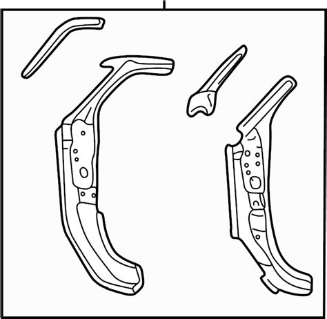 Ford F 550 Super Duty Body A Pillar Front Upper CREW CAB