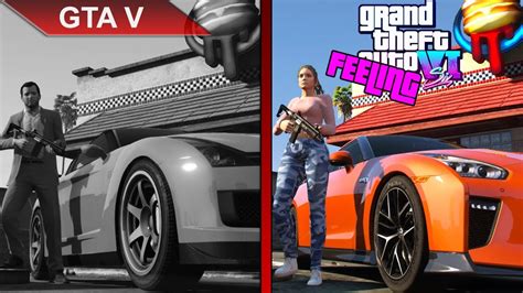 The Big Comparison Gta V Vs Gta Vi Feeling Mods Pc Ultra Youtube