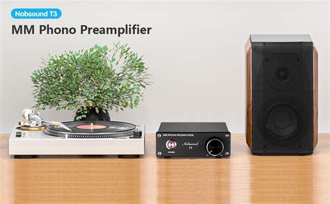 MM Phono Preamplifier, Hi-Fi Turntable Preamp for Home Audio/Record ...