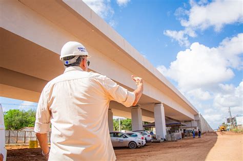 Portal Governo Do Amap Viaduto Da Integra O Waldez Vistoria Maior