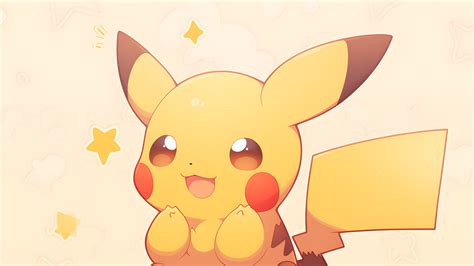 Cute Pikachu Pokémon Desktop Wallpaper - Pikachu Wallpaper 4K