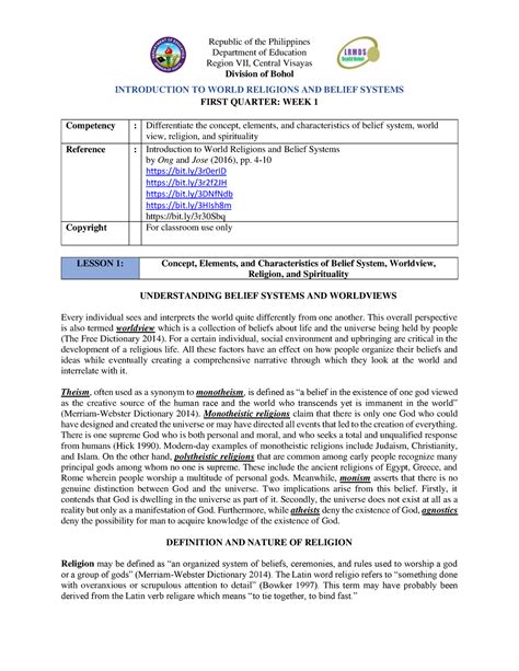 Iwrbs Calibrated Q Week Republic Of The Philippines Department Of