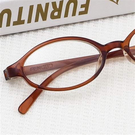 Плоские очки в круглой оправе, овальные очки для оптической ...