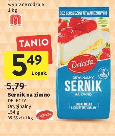 Promocja Sernik Na Zimno Delecta W Intermarche