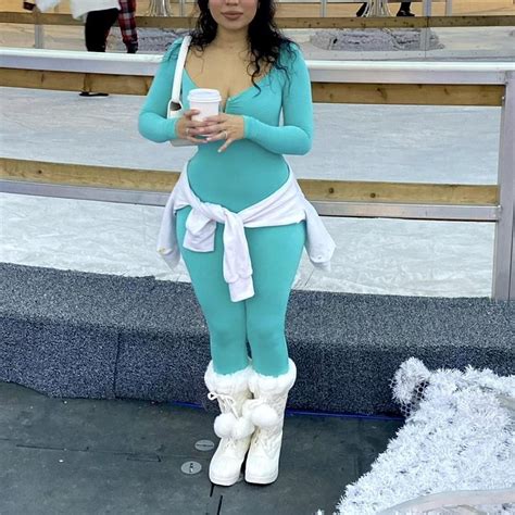 Blue Naked Wardrobe Jumpsuit Worn Once Not Sold In Depop