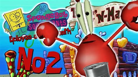 Spongebob Squarepants Employee Of The Month NAKED Krabs Part YouTube