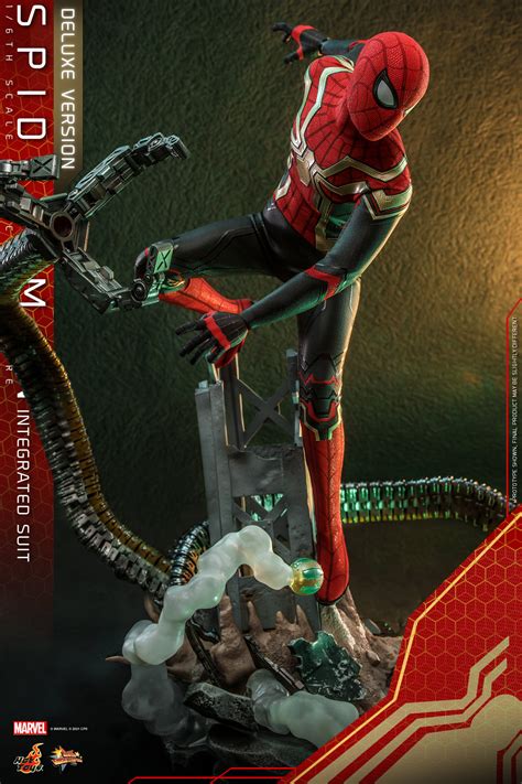 Spider Man No Way Home Spider Man Integrated Suit Scale Figure By Hot Toys The Toyark