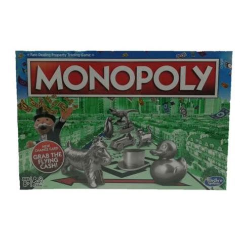 Hasbro Gaming Monopoly Classic Board Game Plastic And Glass Empire