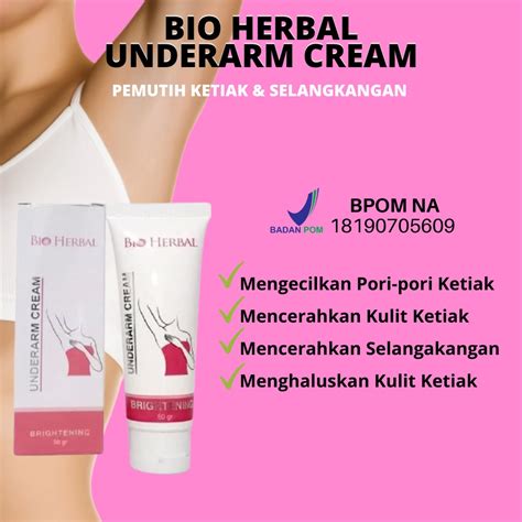 Jual Officialawfa X Bio Herbal Cream Pemutih Ketiak Dan Selangkangan