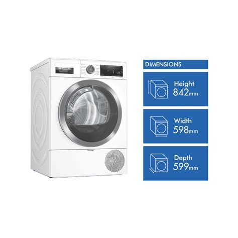 Bosch 8kg Heat Pump Dryer Wtx88m20au Bunnings Australia