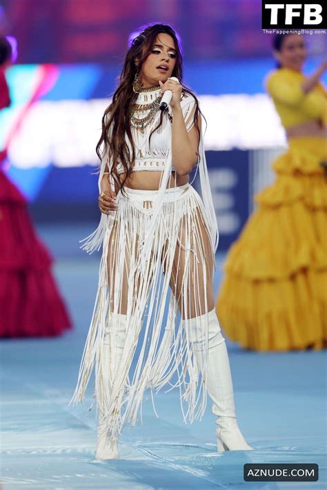 Camila Cabello Sexy Seen Flaunting Her Hot Curves During Her Performance At The Champions League