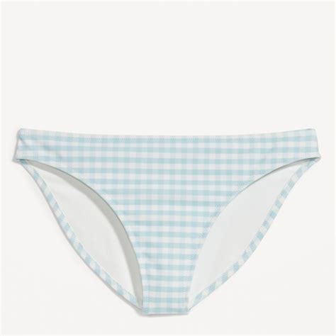 Old Navy Swim Nwt Old Navy Matching Lowrise Classic Bikini Swim Bottomslight Blue Ginghaxxl