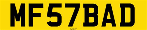 MF 57 BAD Current Number Plate For Sale | Buy Now | Plates VIP