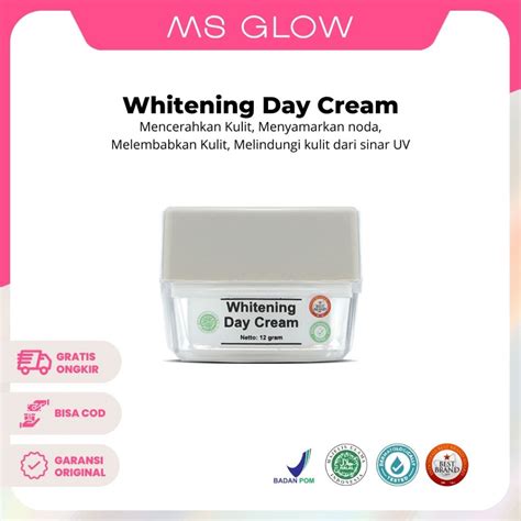 Jual Ms Glow Cream Siang Whitening Day Cream Bb Cream Shopee