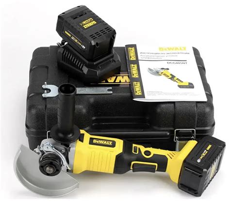 Шлифмашина аккумуляторная DeWALT, Бесщеточная болгарка 125мм в чемодане ...