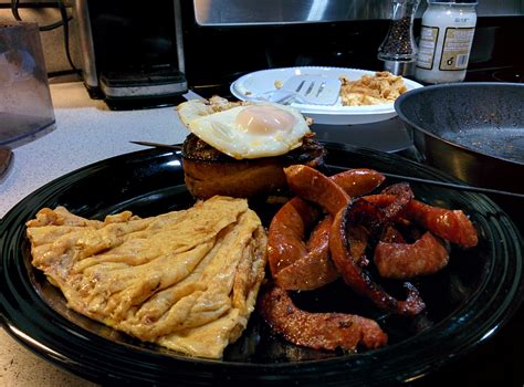 Breakfast Of Champions Bacon Wrapped Smoked Ribeye Steak With Two