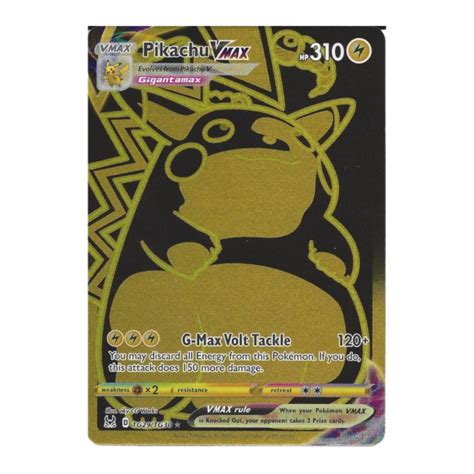 Pikachu Vmax Swsh11 Lost Origin Trainer Gallery Pokemon Card The