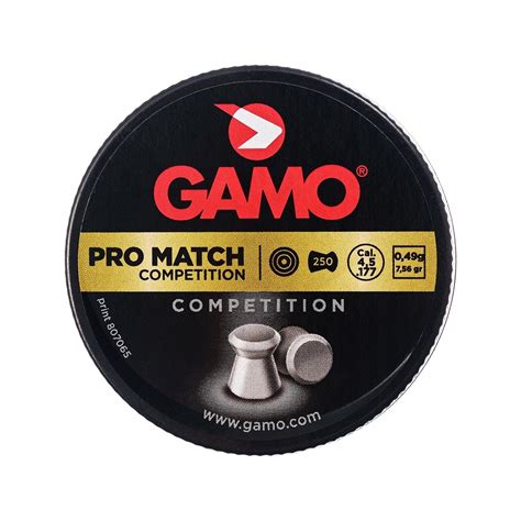 Śrut do wiatrówki Gamo Pro Match 4 5mm 250 płaski Aro Broń