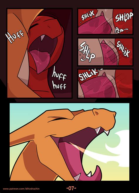 Rule 34 2017 2d Blitzdrachin Blush Cave Charizard Charmeleon Claws Color Comic Detailed