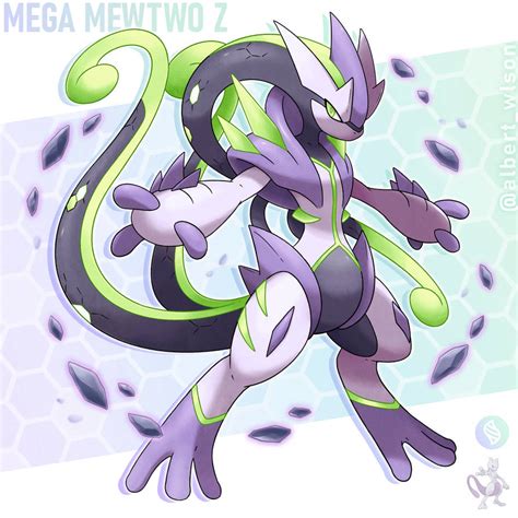 Mega Mewtwo Z By Albrt Wlson On Deviantart