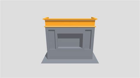 каминная полка - 3D model by rusnashdom [1be3afd] - Sketchfab