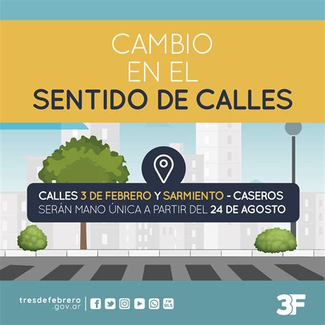 CASEROS: Las calles 3 de Febrero y Sarmiento tendrán sentido único