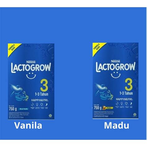 Jual Susu Lactogrow Gr Madu Vanila Kemasan Baru Shopee Indonesia