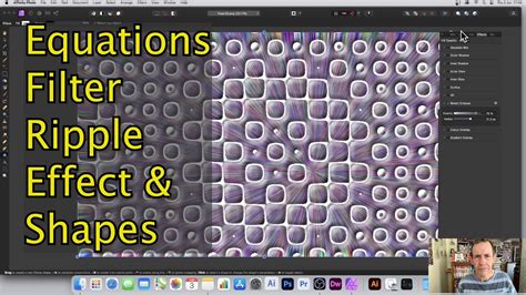 Affinity Photo Ripple Equations Filter And With Shapes Tutorial How To Youtube