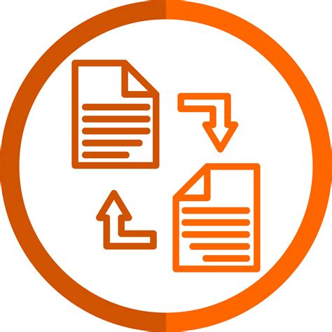 Documents Exchange Vector Icon Design 21355890 Vector Art At Vecteezy