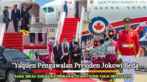 Percaya Presiden Jokowi Pengawalannya Gak Kaleng Pm Kanada Trudeau