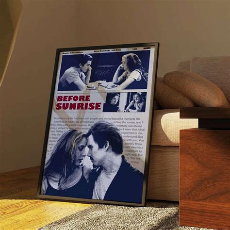 Before Sunrise Poster Movie Poster Vintage Wall Art Digital Download ...