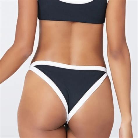 L Space Swim Nwt Lspace Vacay Black White Bikini Bottom Bitsy Poshmark
