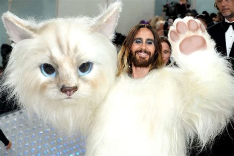 Stars Who Took Photos with Jared Leto as Choupette at the Met Gala