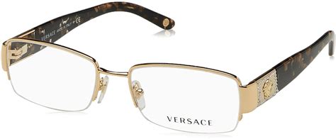 Versace Ve 1175b Eyeglasses W Gold Frame And Non Rx 53 Mm