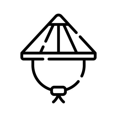 Chinese Bamboo Hat Design Of Headwear Accessory 55321241 Vector