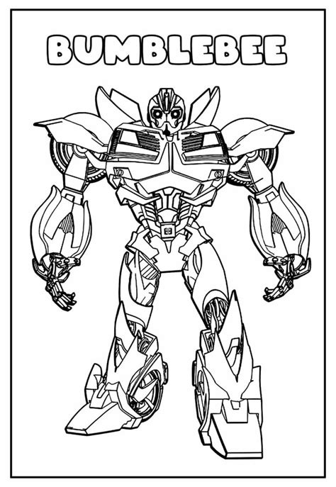 Desenhos Do Bumblebee Para Colorir Bora Colorir