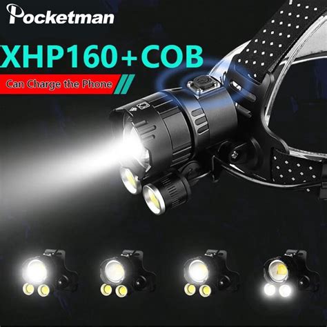 Newest Xhp Most Powerful Led Headlamp Core Xhp Cob High