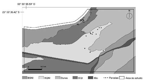 Mapa Del Rea De Estudio Con La Ubicaci N De Las Parcelas De Estudio