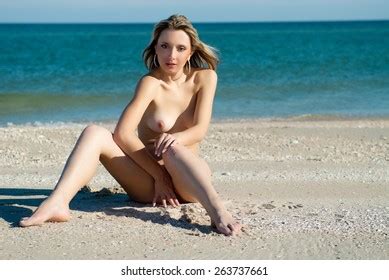 Beautiful Sexy Blonde Girl Posing Naked Stock Photo Shutterstock