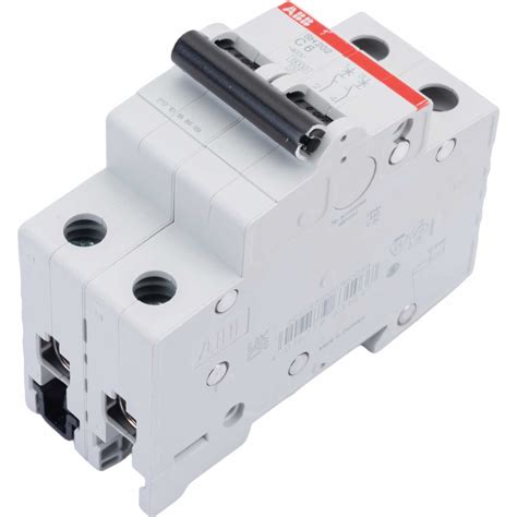 Автоматический выключатель ABB 2-полюсной sh202 c 6 2CDS212001R0064 ...