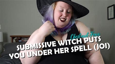 Submissive BBW Witch Puts You Under Her Spell JOI Cute BBW Submissive Chestnut Foxx Clips4sale