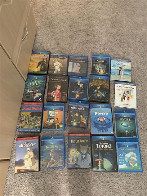 My current Studio Ghibli movie collection: : r/ghibli