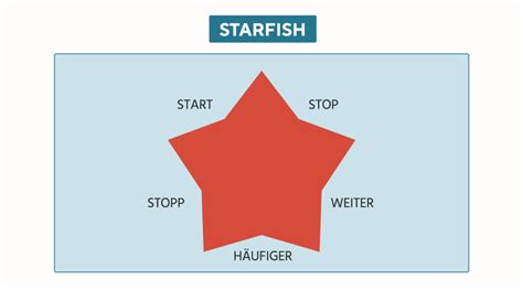 Starfish Retrospektive Methode Bold Collective