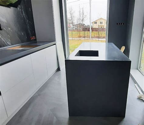 Столешница для кухонного острова нестандартного дизайна из ...