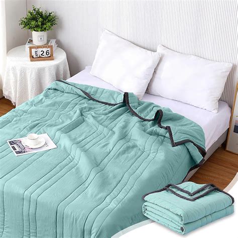 Summer Cooler Quilt For Hot Sleepers And Night Sweats Cooler Comforter Double Sided Cold