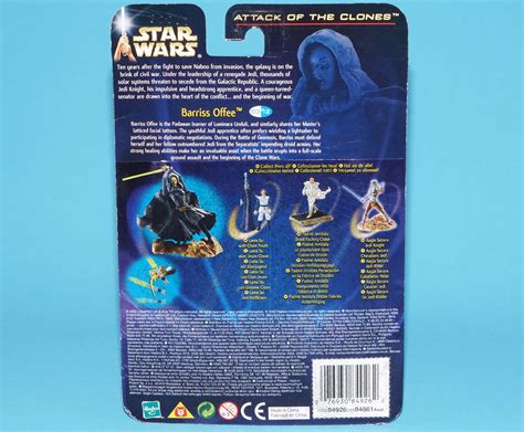 Star Wars Saga Collection Barriss Offee Moc Mosc 2002 Hasbro Boonsart