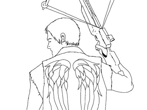 Easy Walking Dead Coloring Pages