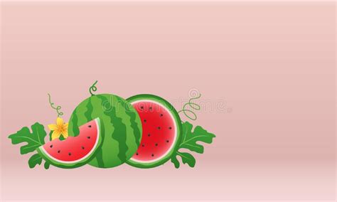 Watermelon Slices Flower Stock Illustrations 362 Watermelon Slices